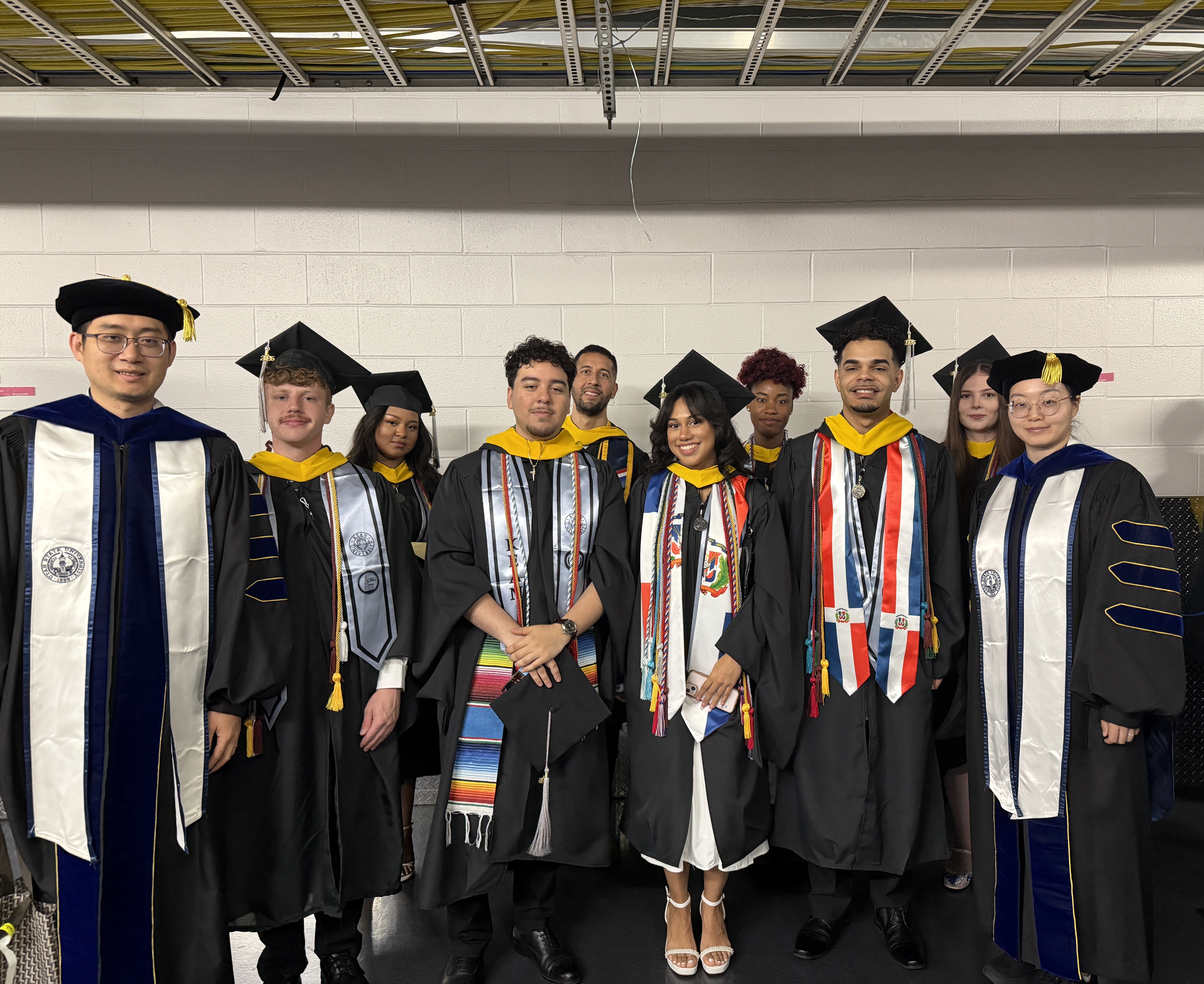 Commencement 2026 with graduate students